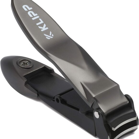 Nail Clippers for Men with Catcher - Heavy Duty Razor-Sharp Self-Collecting Nail - Picture 1 of 8